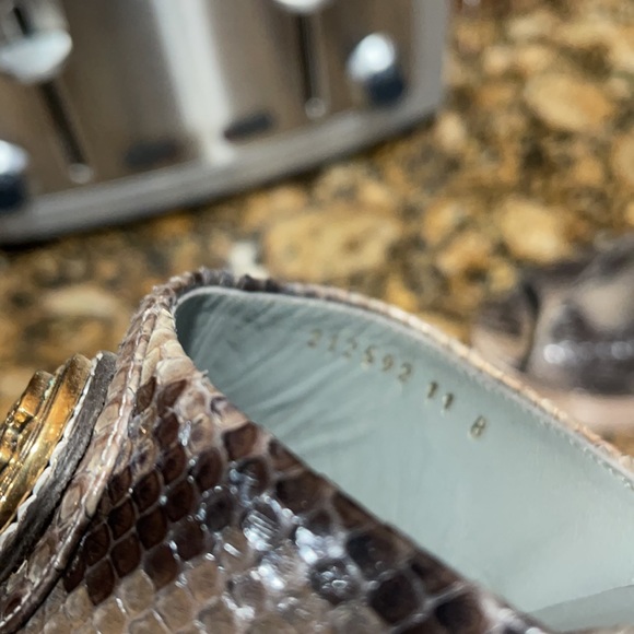 COPY - Genuine snake Gucci clogs - Picture 3 of 8